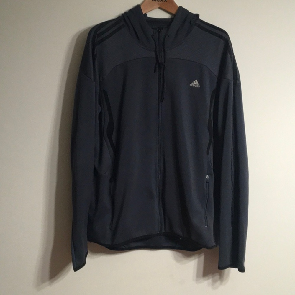 Adidas zippered Hoodie XL